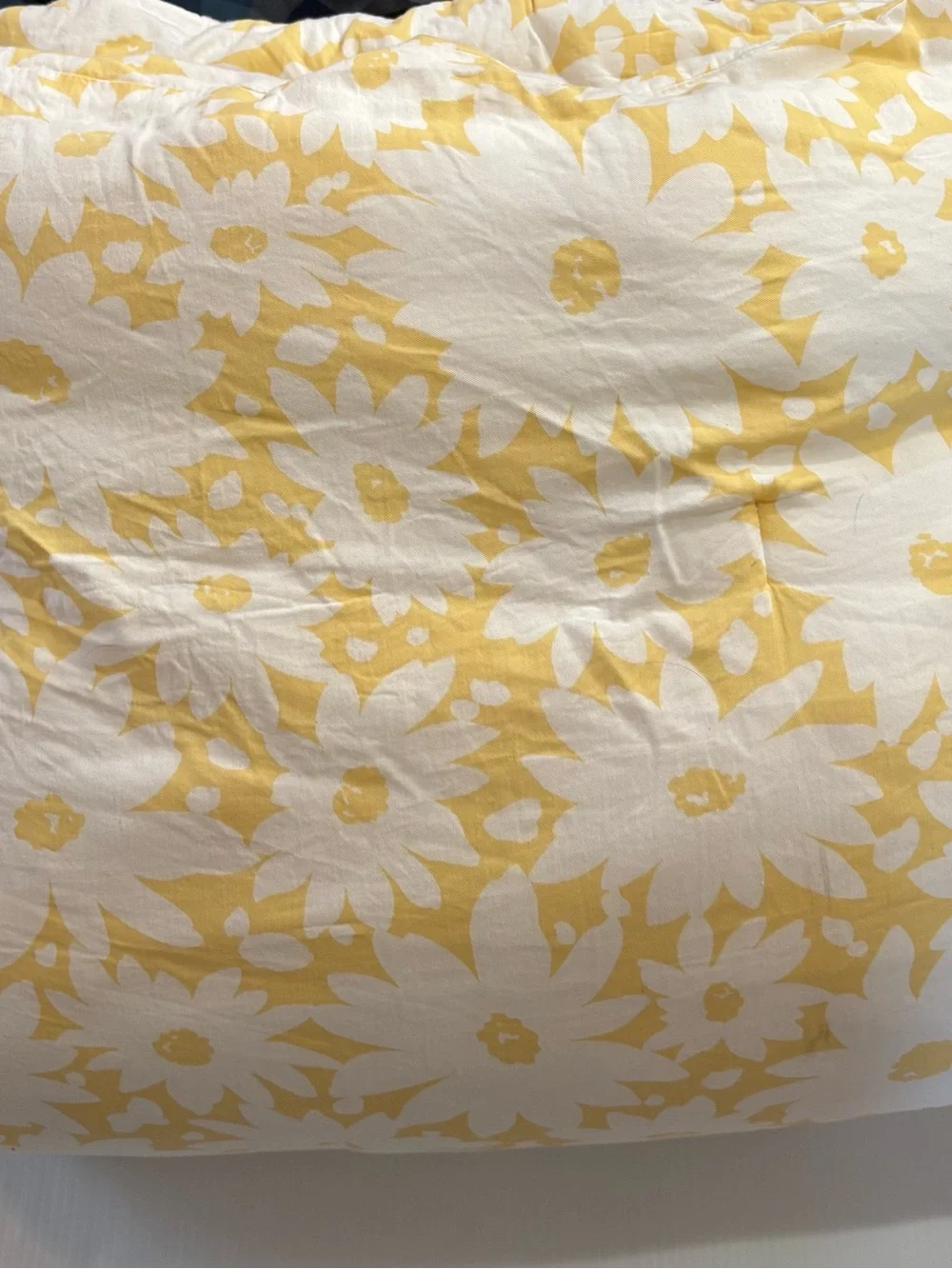 Kate Spade New York Yellow Floral Full/Queen Comforter Sunny Flower EUC